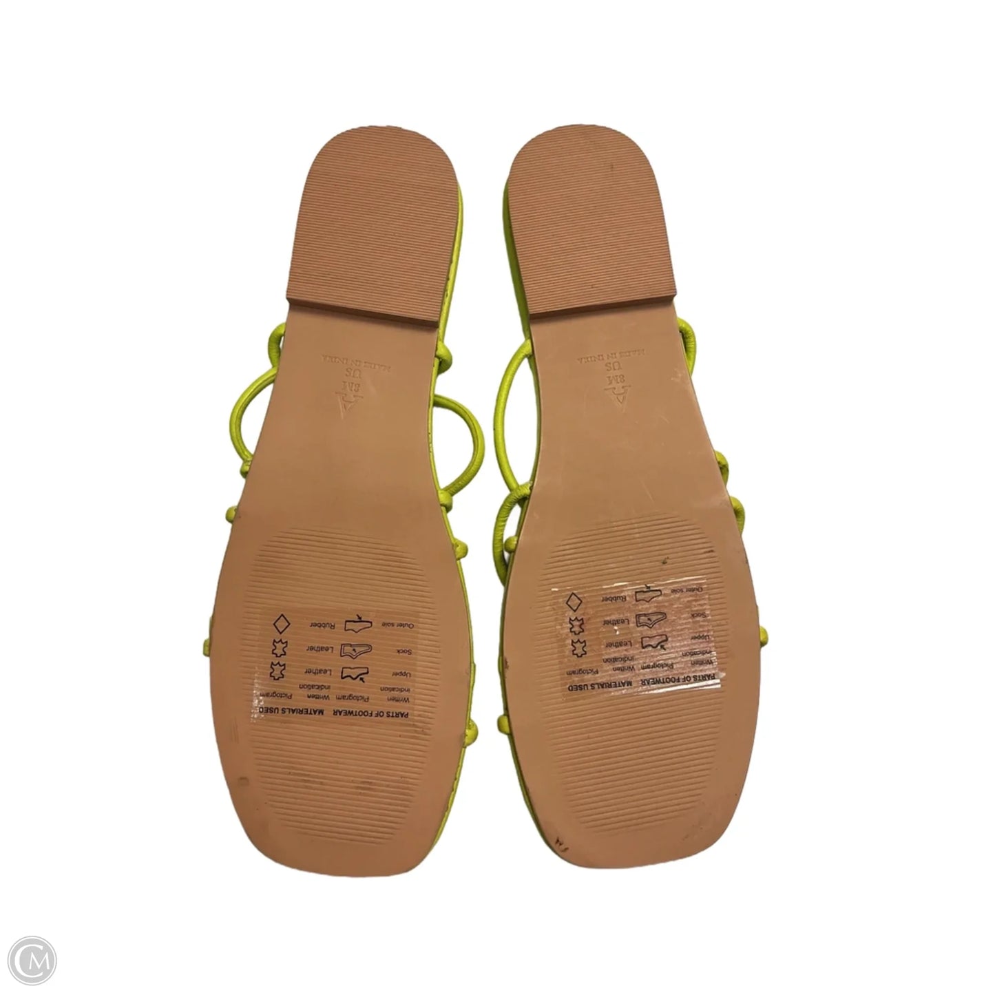 Sandals Flats By Maeve In Green, Size: 8