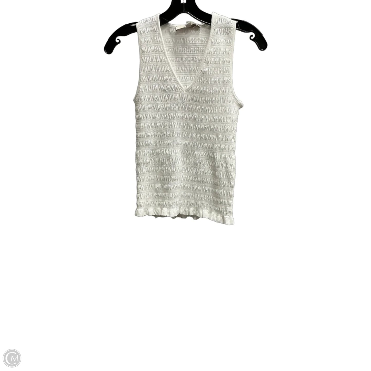 Top Sleeveless By Loft In White, Size: Xs
