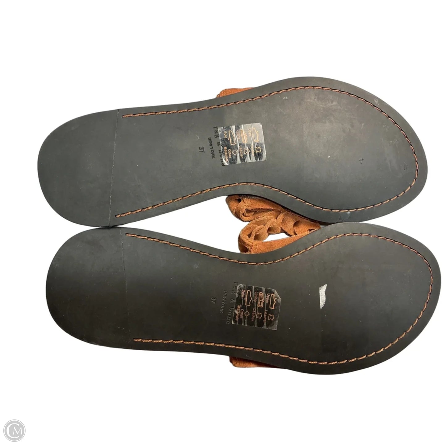 Sandals Flats By Rag And Bone In Brown, Size: 6.5