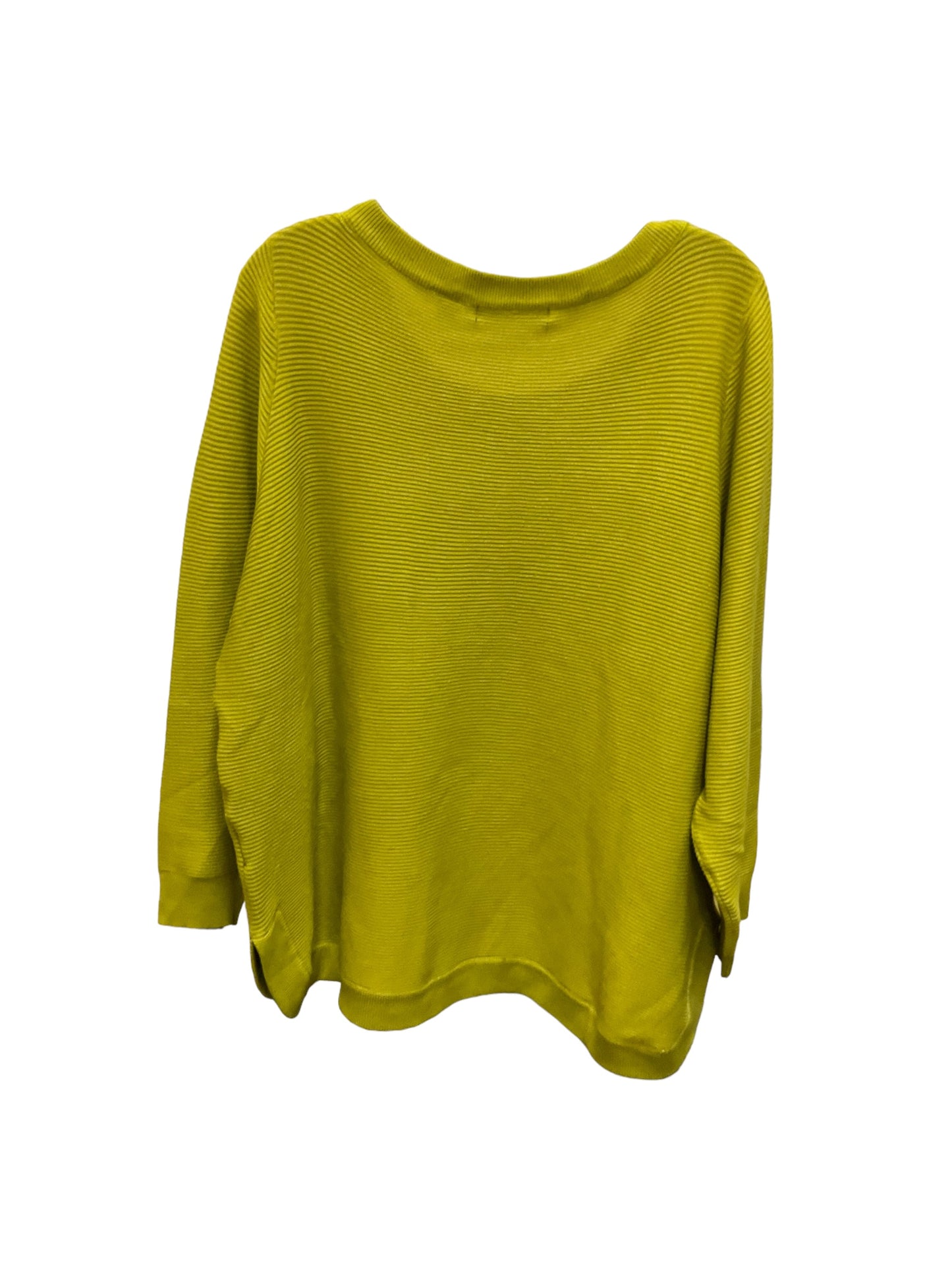 Top Long Sleeve By Cyrus Knits In Lime Green, Size: 24