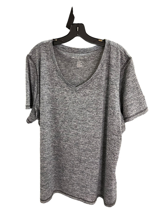 Athletic Top Short Sleeve By Ideology In Grey, Size: 26