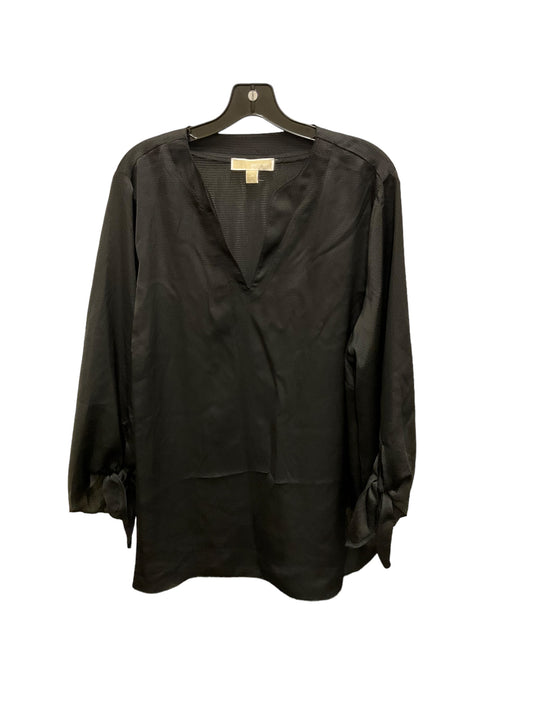 Top 3/4 Sleeve By Michael By Michael Kors In Black, Size: 24