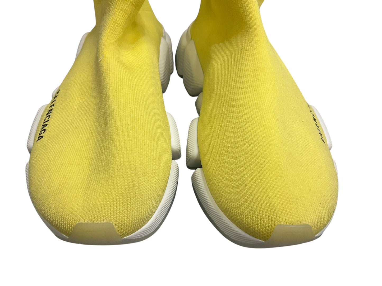 Shoes Luxury Designer By Balenciaga In Yellow, Size: 8