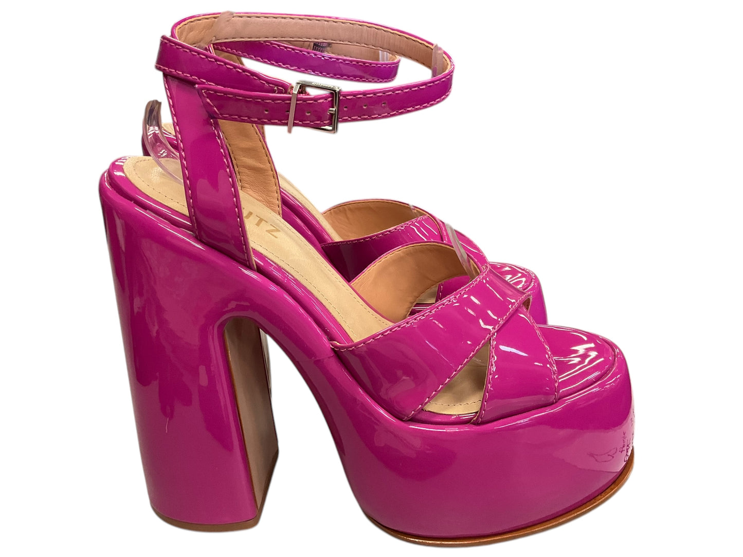 Shoes Heels Platform By Cma In Hot Pink, Size: 8