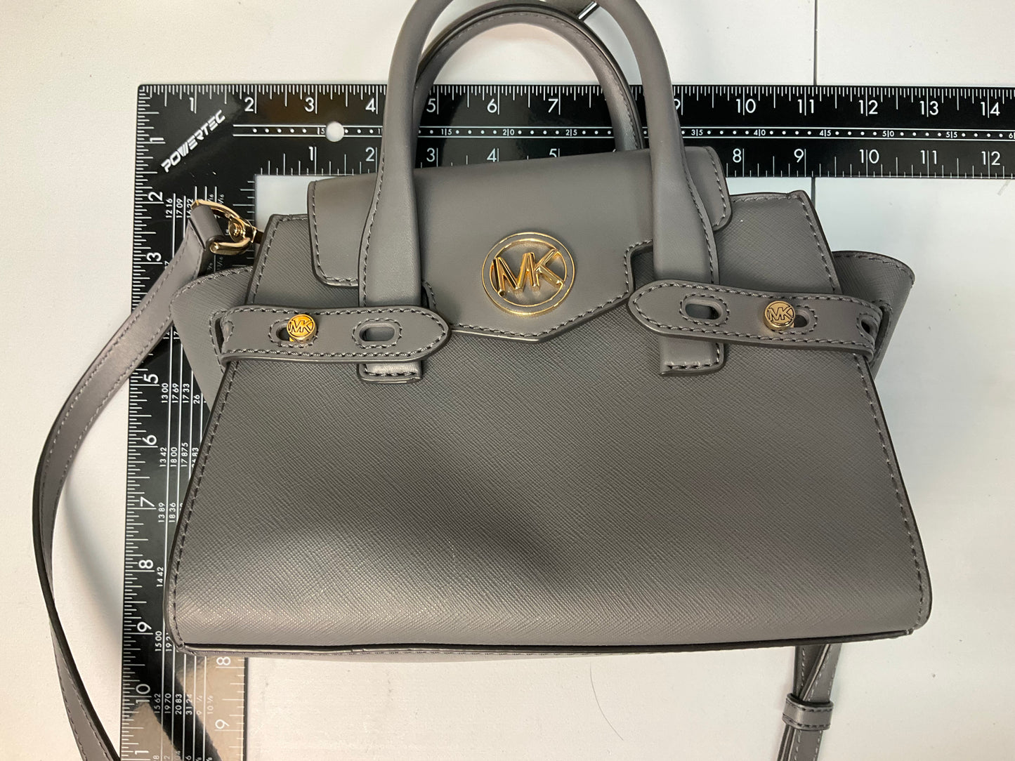 Handbag Leather By Michael By Michael Kors, Size: Small