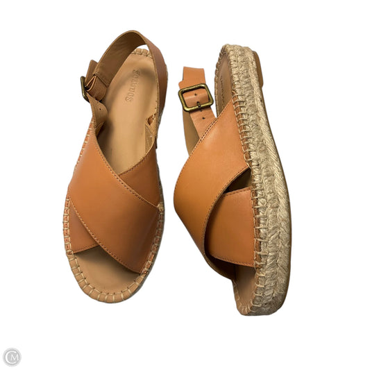 Sandals Flats By Soludos In Brown, Size: 7.5