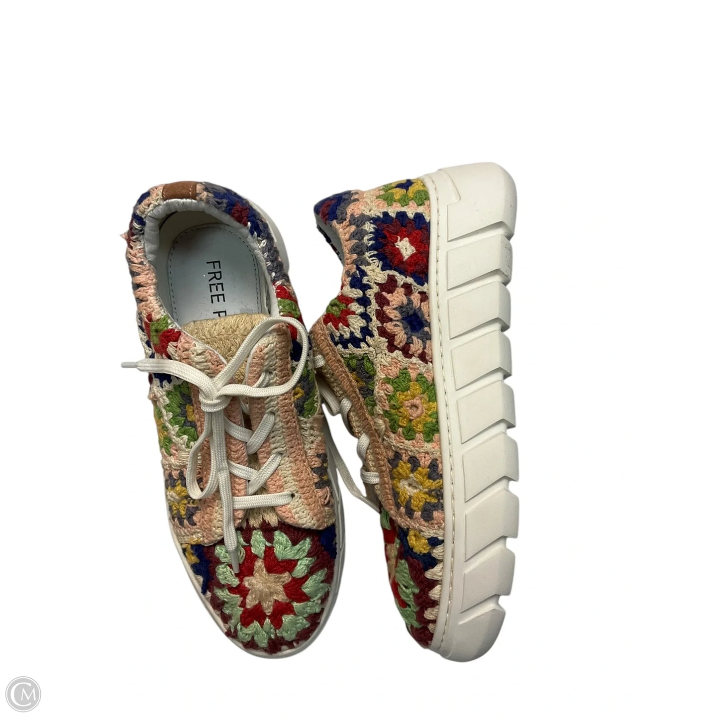 Shoes Sneakers By Free People In Multi-colored, Size: 8