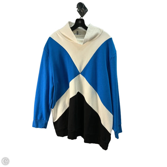 Sweatshirt Collar By Talbots In Blue, Size: 26