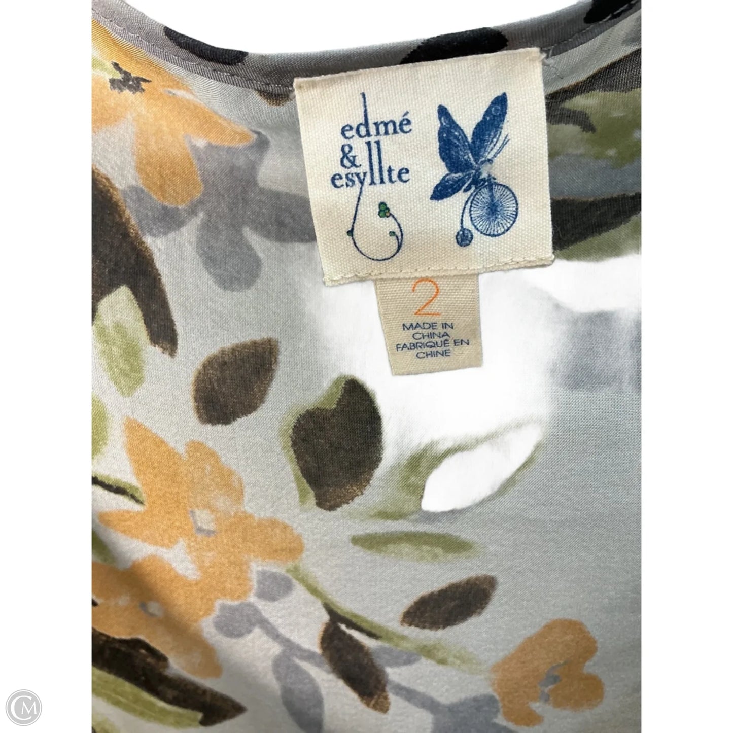 Top Long Sleeve By Edme And Esyllte In Animal Print, Size: 2