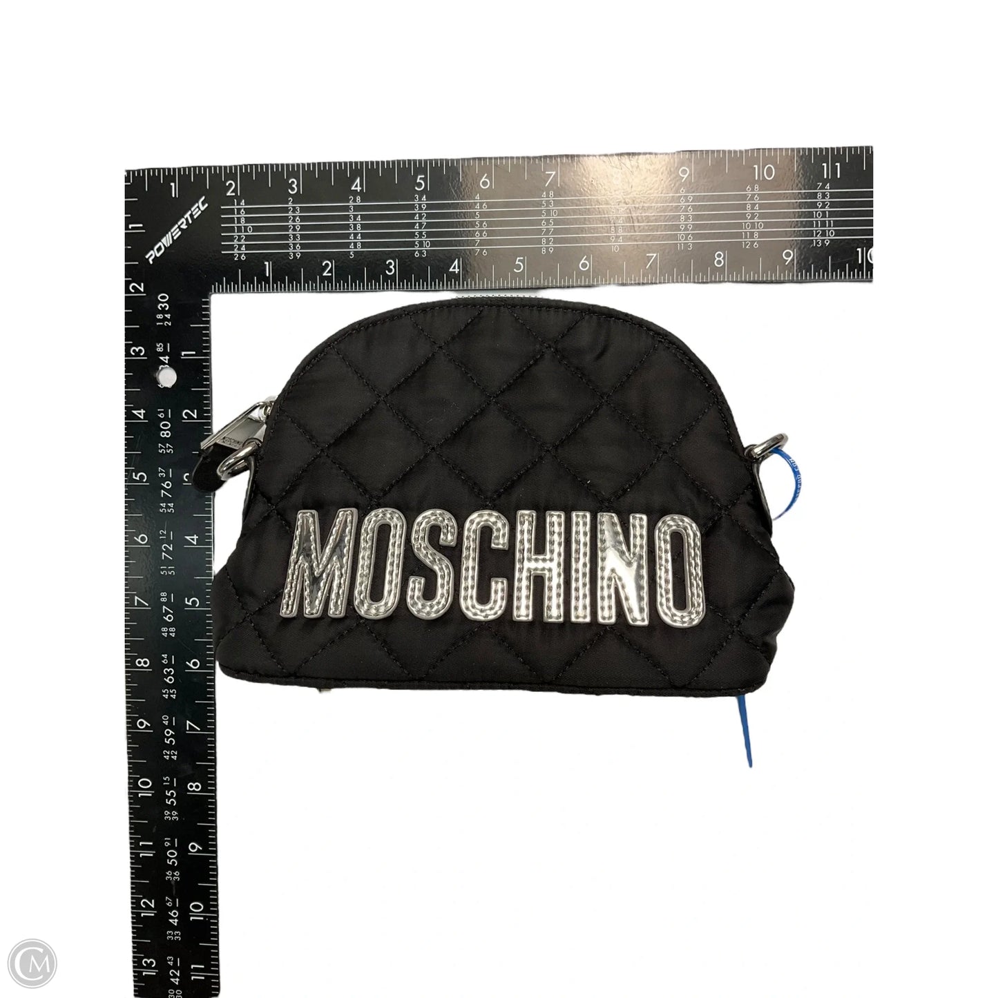 Makeup Bag Luxury Designer By Moschino, Size: Small