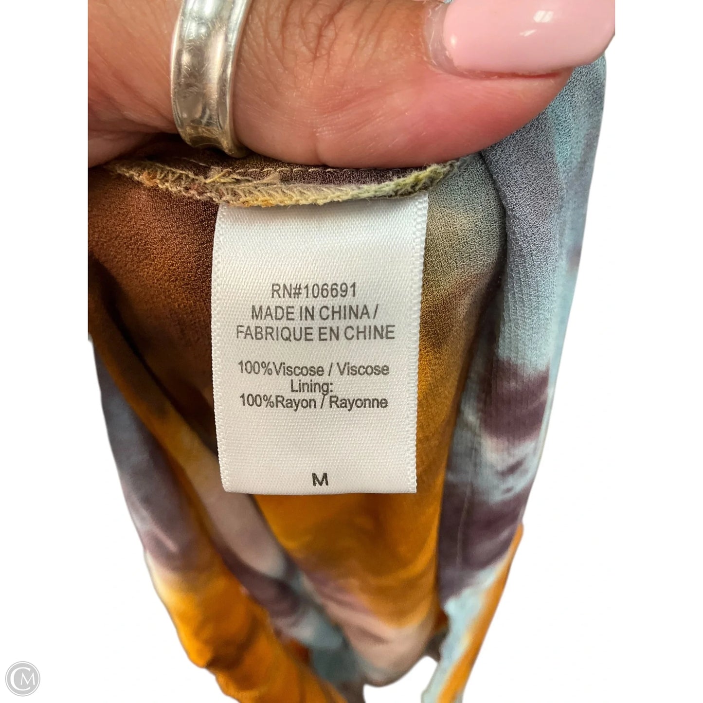 Dress Casual Maxi By Young Fabulous & Broke In Multi-colored, Size: M