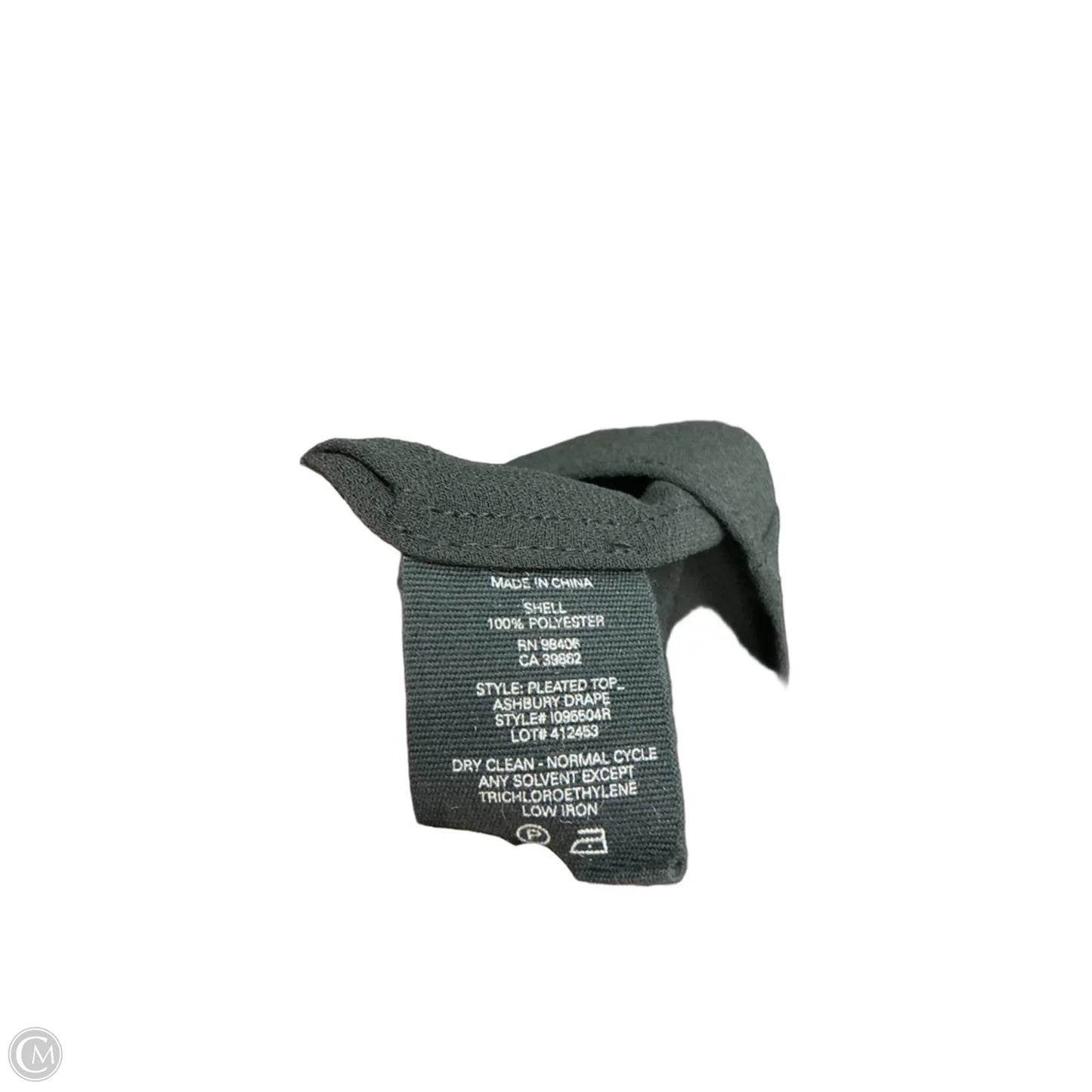 Top Sleeveless By Theory In Black, Size: M