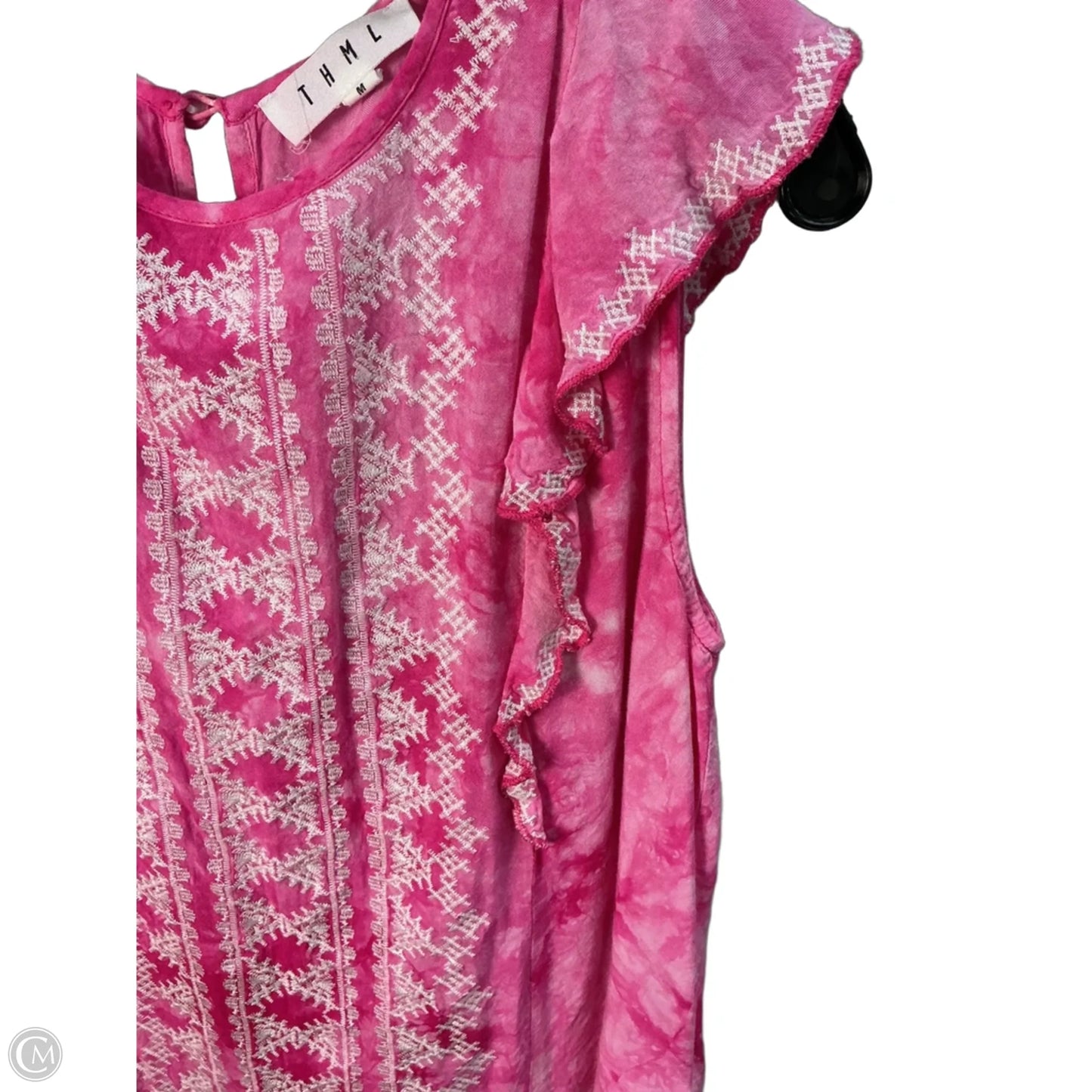 Top Sleeveless By Thml In Pink, Size: M