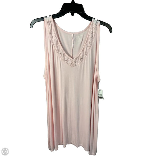 Top Sleeveless By Lane Bryant In Pink, Size: 14