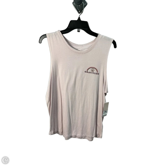 Athletic Tank Top By Spiritual Gangster In Pink, Size: Xl