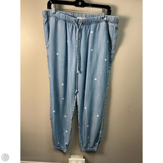 Pants Joggers By Cloth & Stone In Blue, Size: M