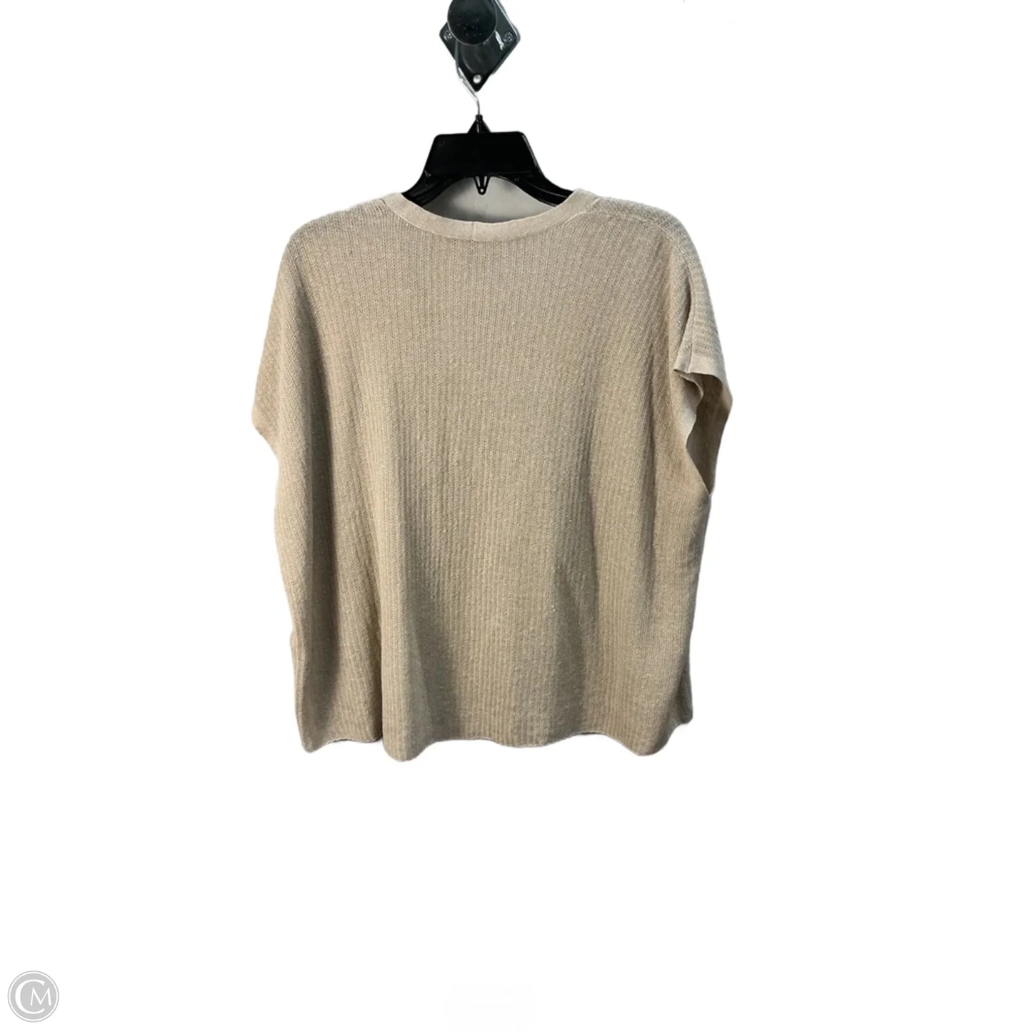 Top Sleeveless By Eileen Fisher In Tan, Size: L