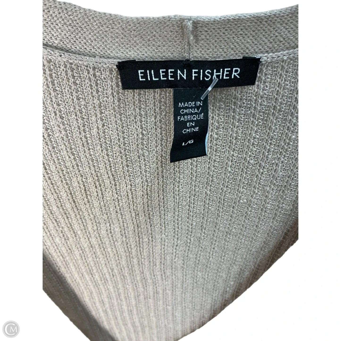 Top Sleeveless By Eileen Fisher In Tan, Size: L