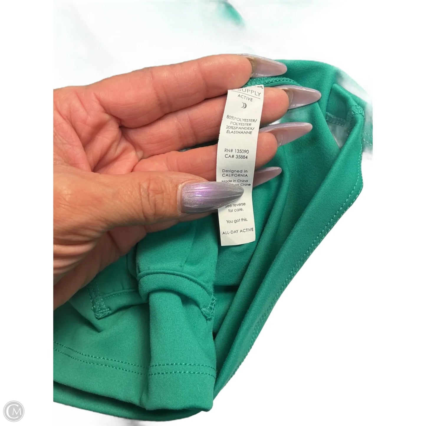 Athletic Dress By Z Supply In Green, Size: S