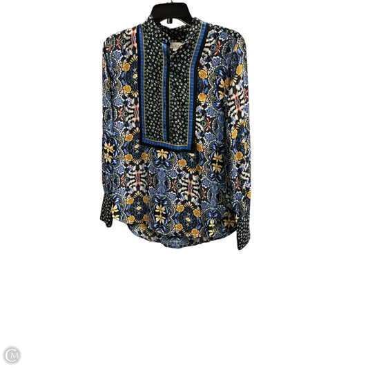 Top Long Sleeve By Loft In Blue, Size: Xs