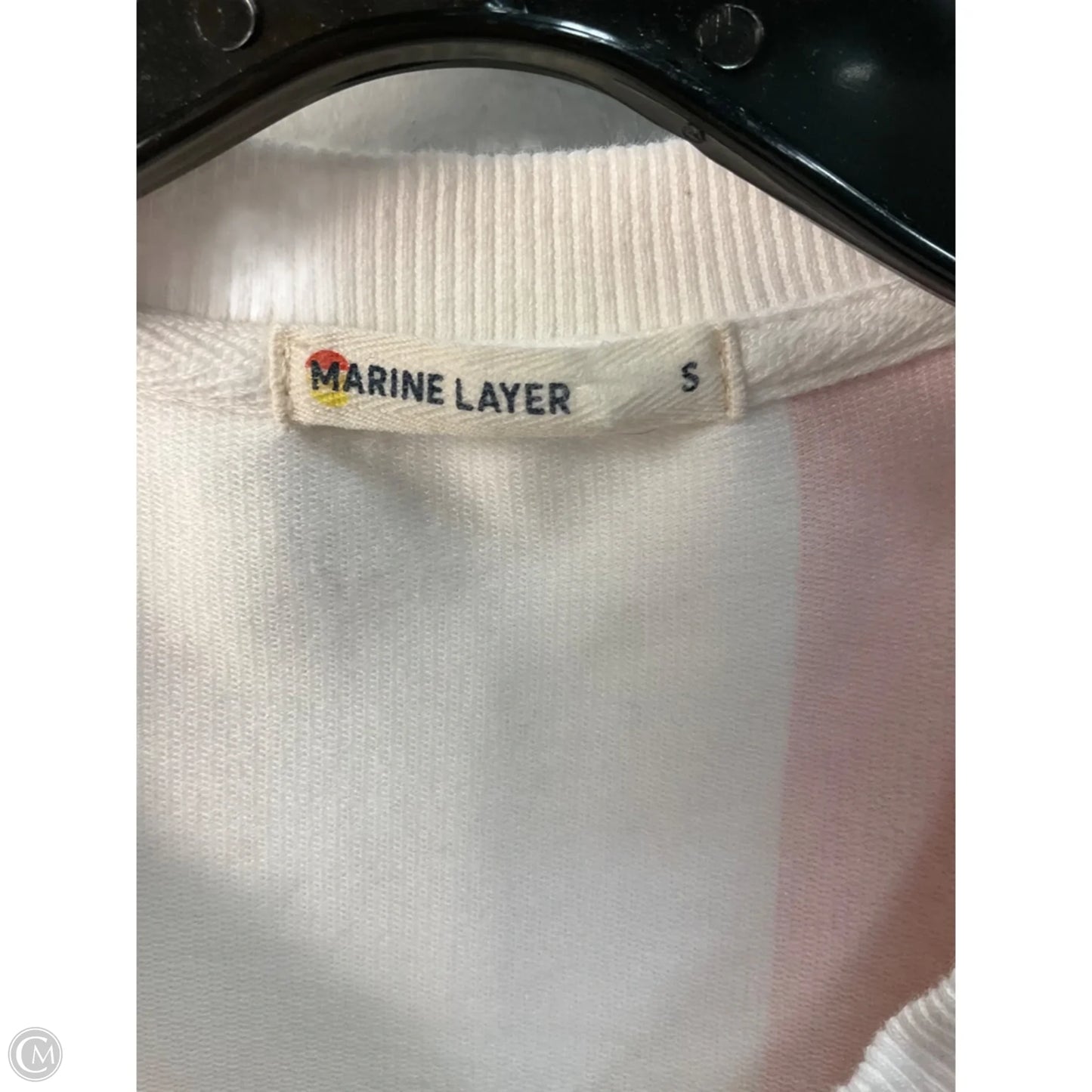 Top Long Sleeve By Marine Layer In White, Size: S