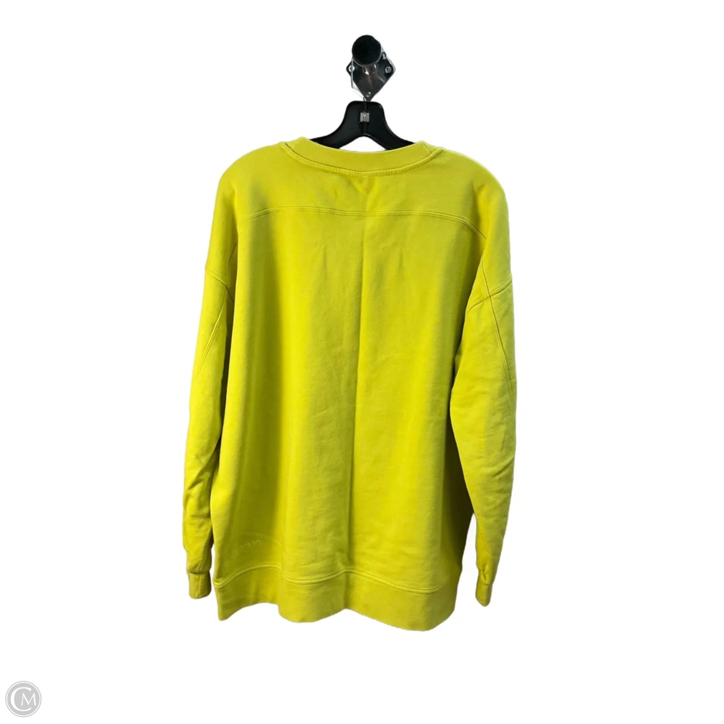Athletic Sweatshirt Crewneck By Lululemon In Green, Size: L
