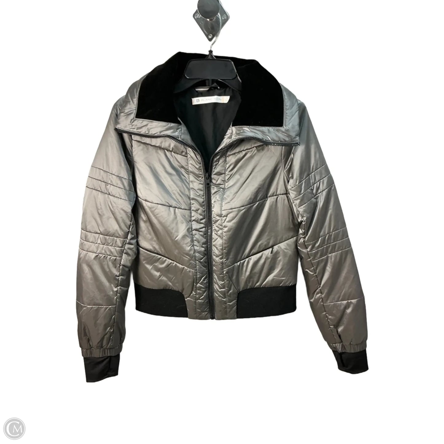 Jacket Puffer & Quilted By Nordstrom In Grey, Size: S