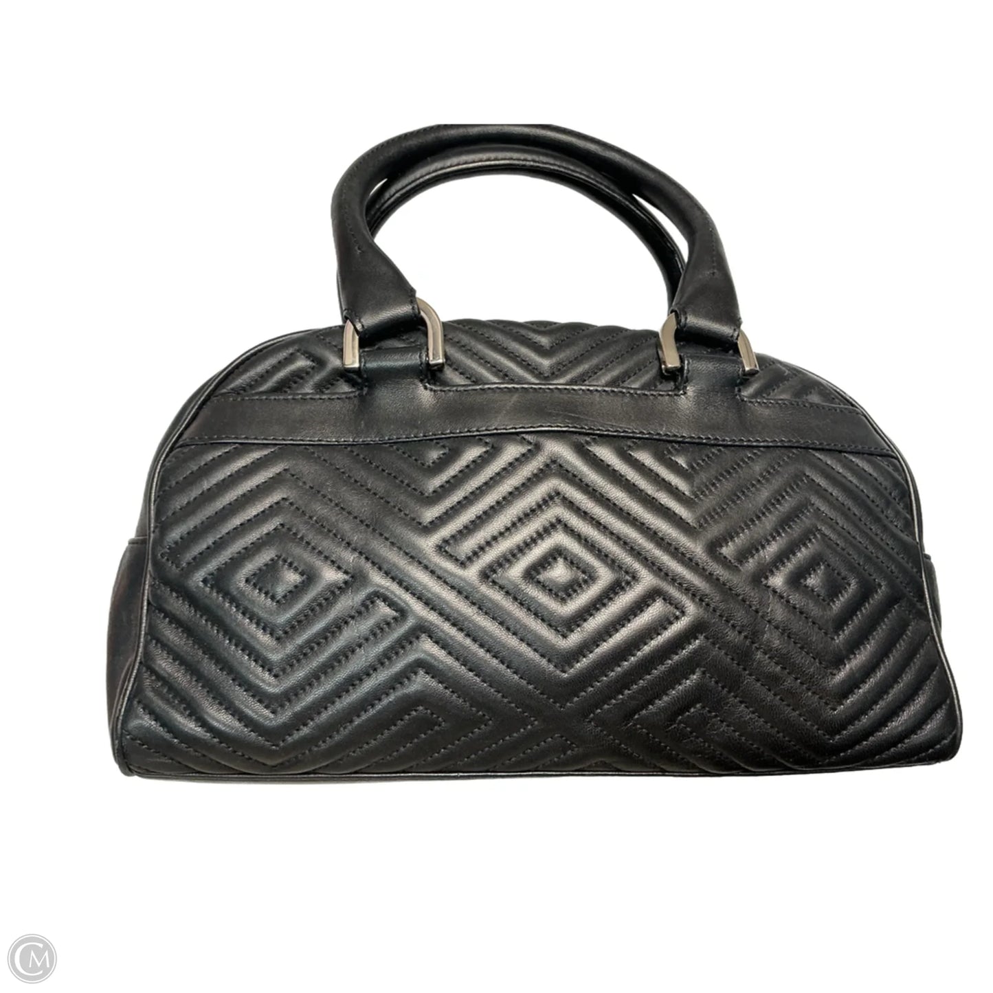 Handbag Leather By Bally, Size: Medium