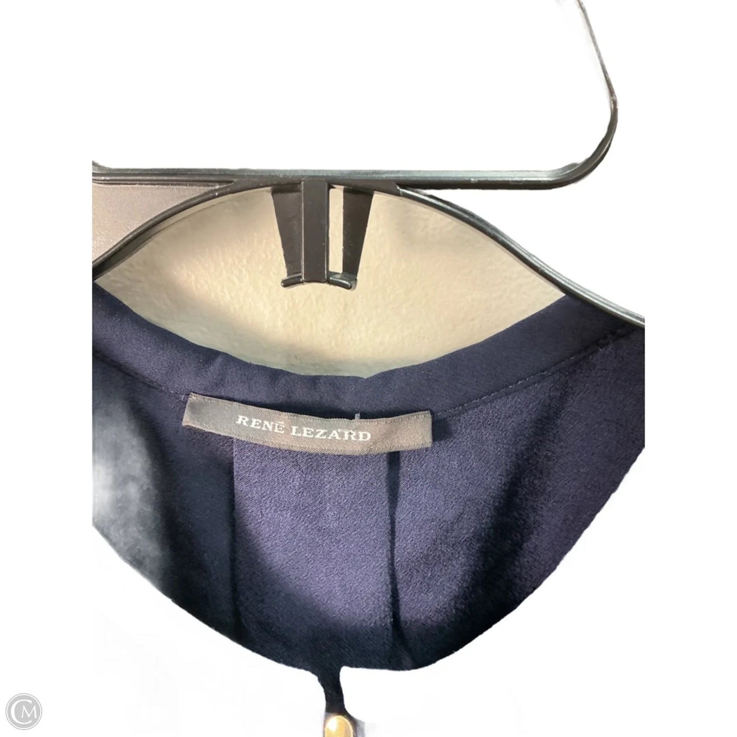 Top Sleeveless Designer By Neiman Marcus In Navy, Size: S