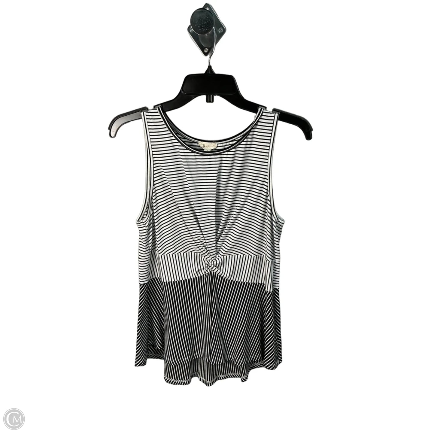 Top Sleeveless By Hem & Thread In Black, Size: M