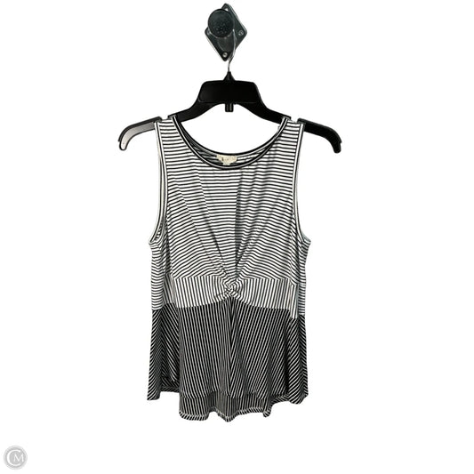 Top Sleeveless By Hem & Thread In Black, Size: M