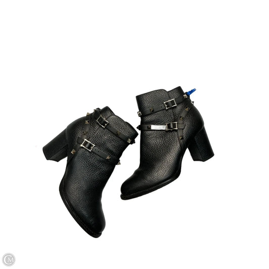 Boots Luxury Designer By Valentino-garavani In Black, Size: 6