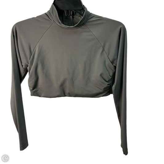 Athletic Top Long Sleeve Crewneck By Athleta In Grey, Size: Xs