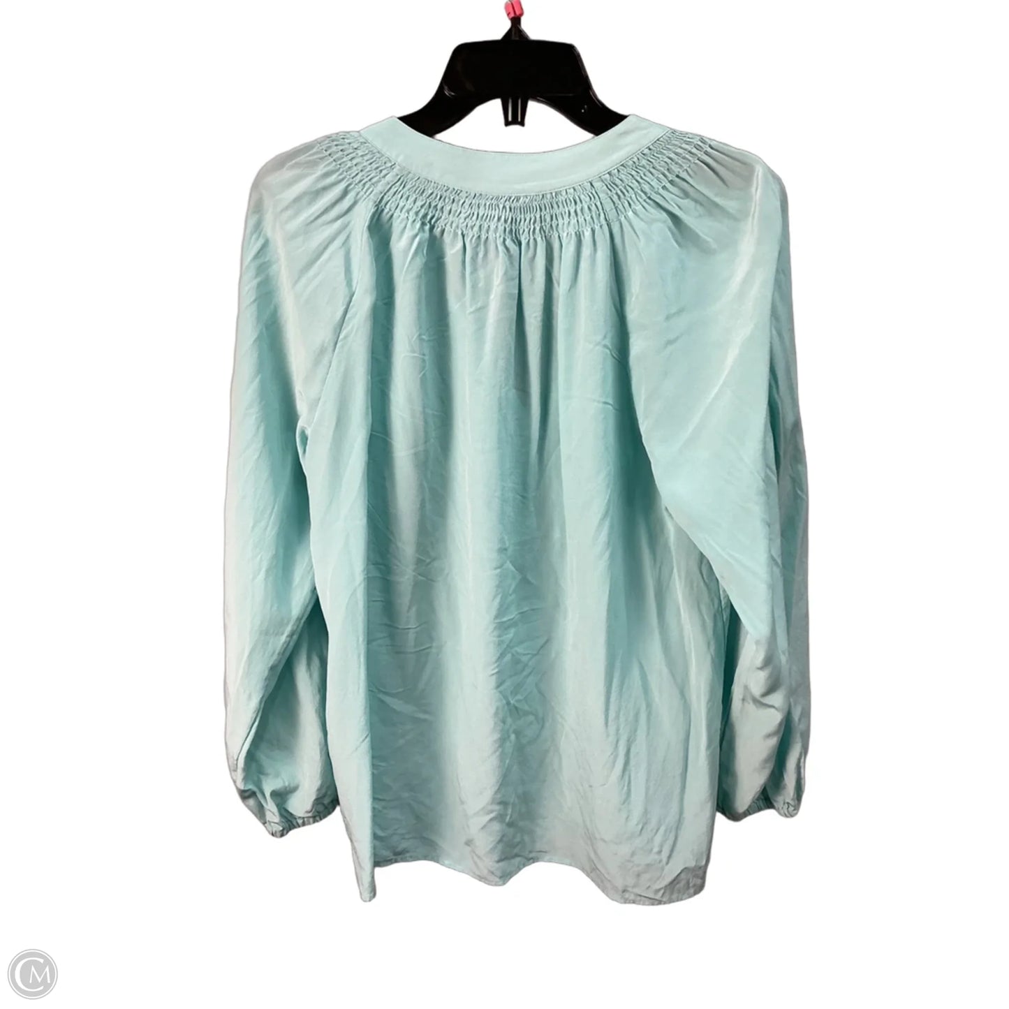 Top Long Sleeve Designer By Lilly Pulitzer In AQUA, Size: L