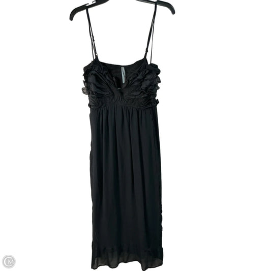 Dress Casual Midi By Anthropologie In Black, Size: M