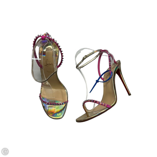 Shoes Luxury Designer By Christian Louboutin In Pink, Size: 9