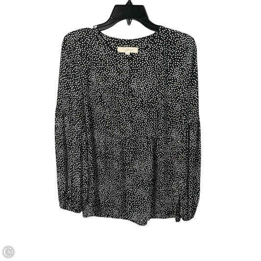 Top Long Sleeve By Loft In Black, Size: Xs