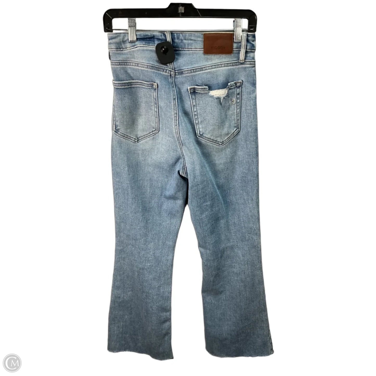 Jeans Flared By Hidden In Blue Denim, Size: 4