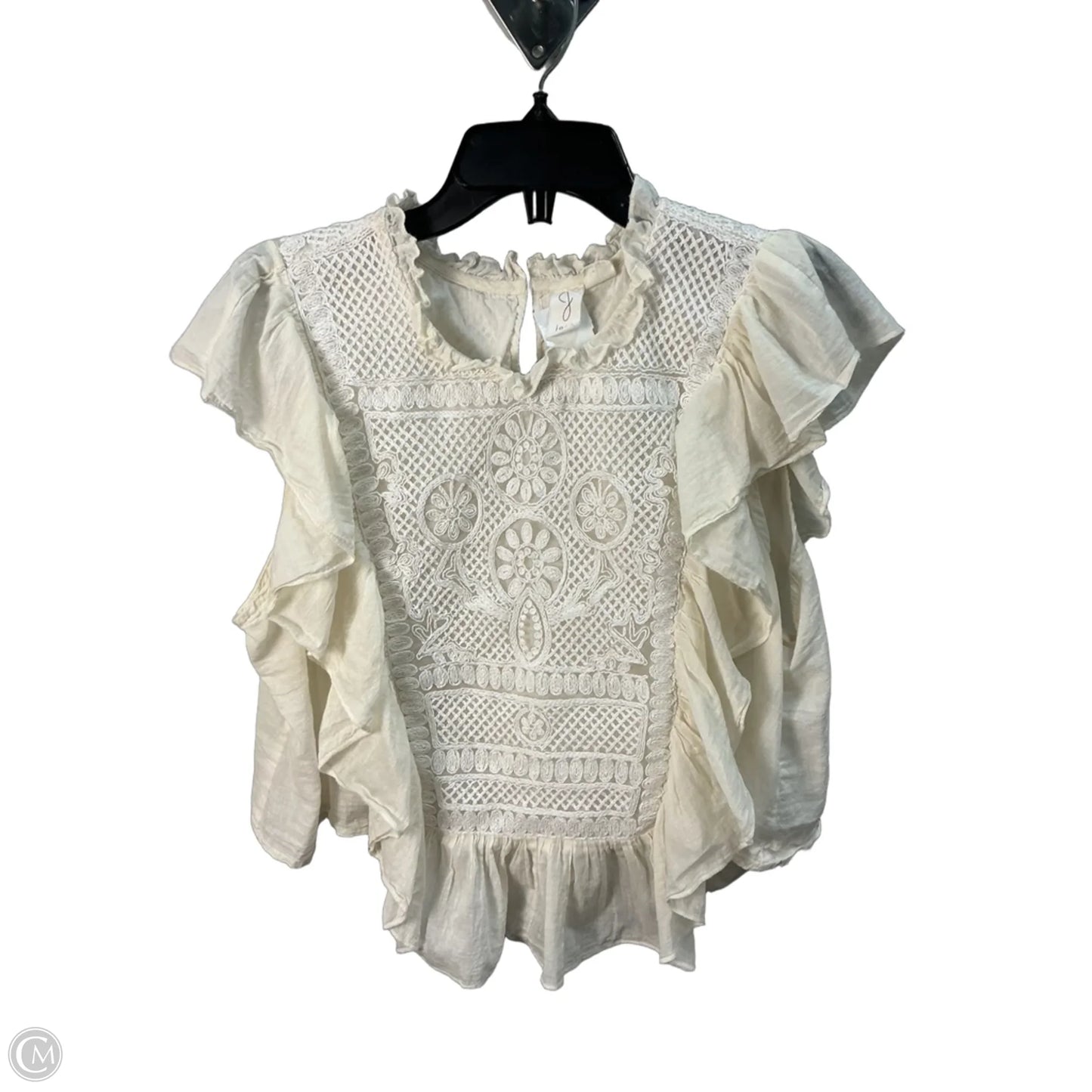 Top Sleeveless By Joie In Cream, Size: Xl