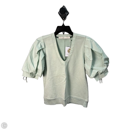 Top Short Sleeve By Marie Oliver In Green, Size: Xs