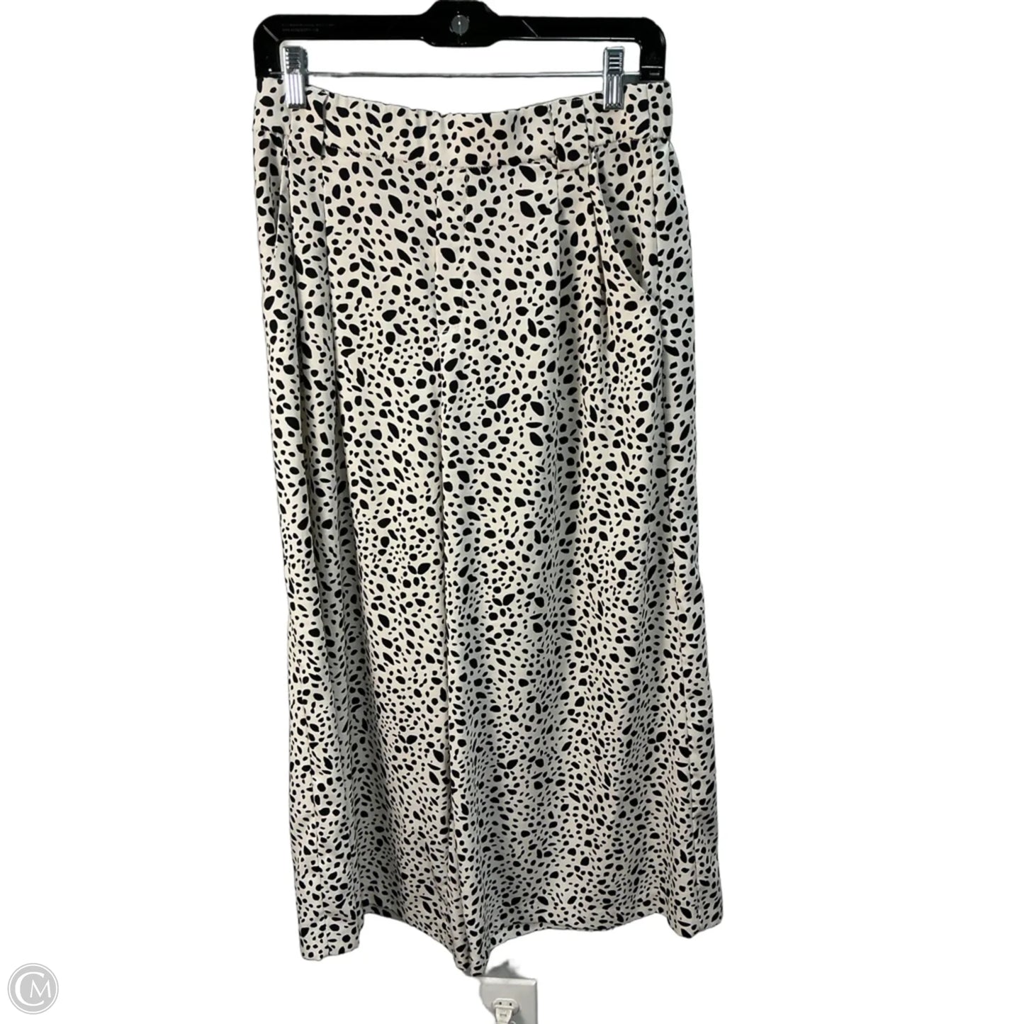 Pants Cropped By Zara In Cream, Size: M