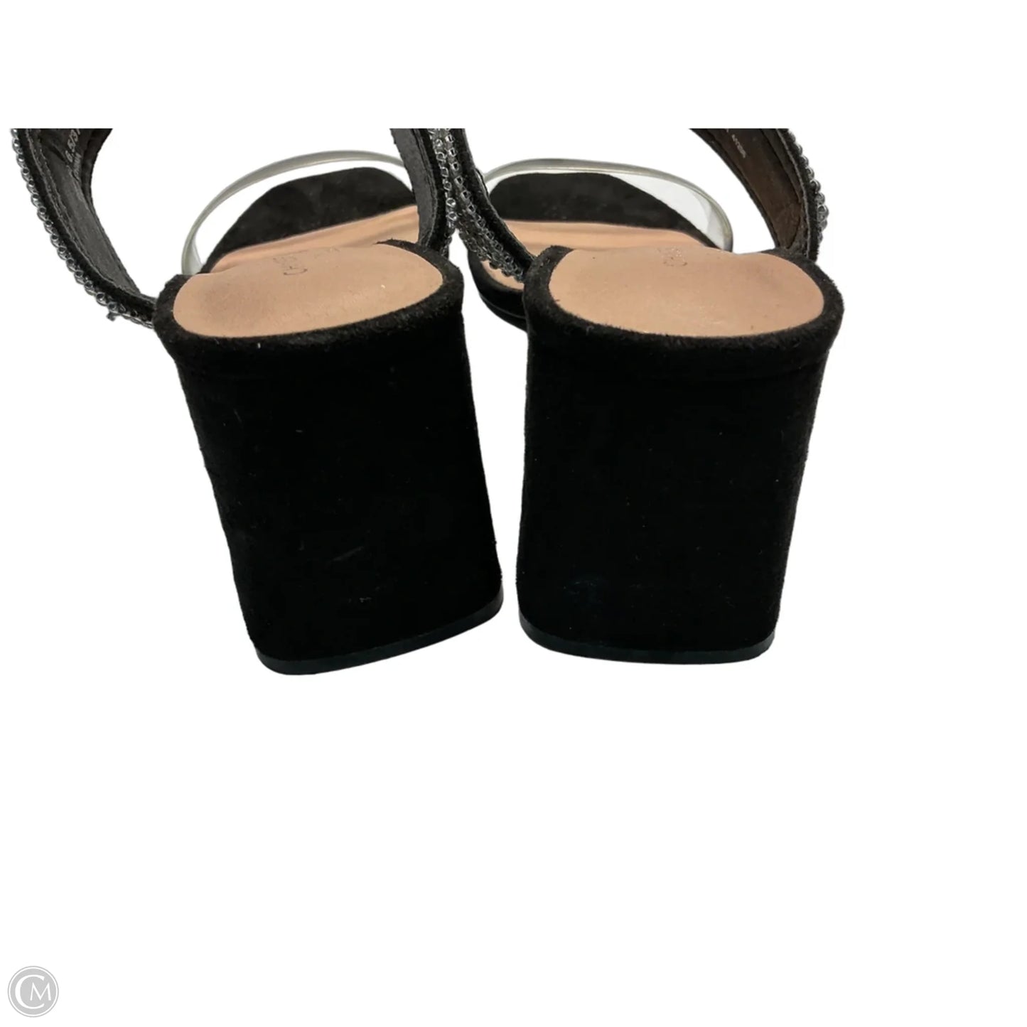 Sandals Heels Block By Chinese Laundry In Black, Size: 6.5