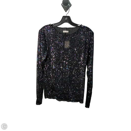 Top Long Sleeve By Free People In Black, Size: L