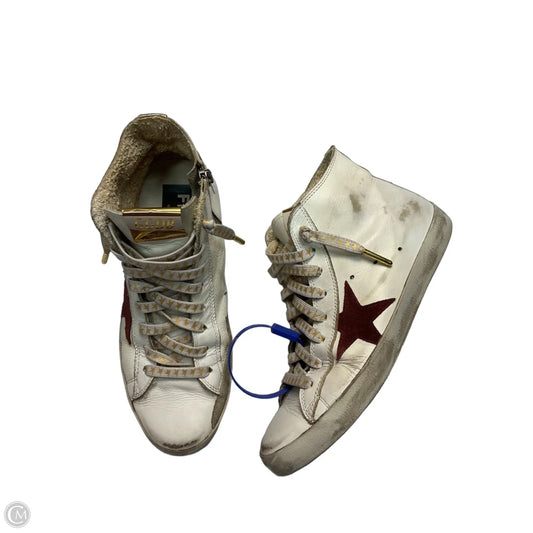 Shoes Luxury Designer By Golden Goose In White, Size: 8