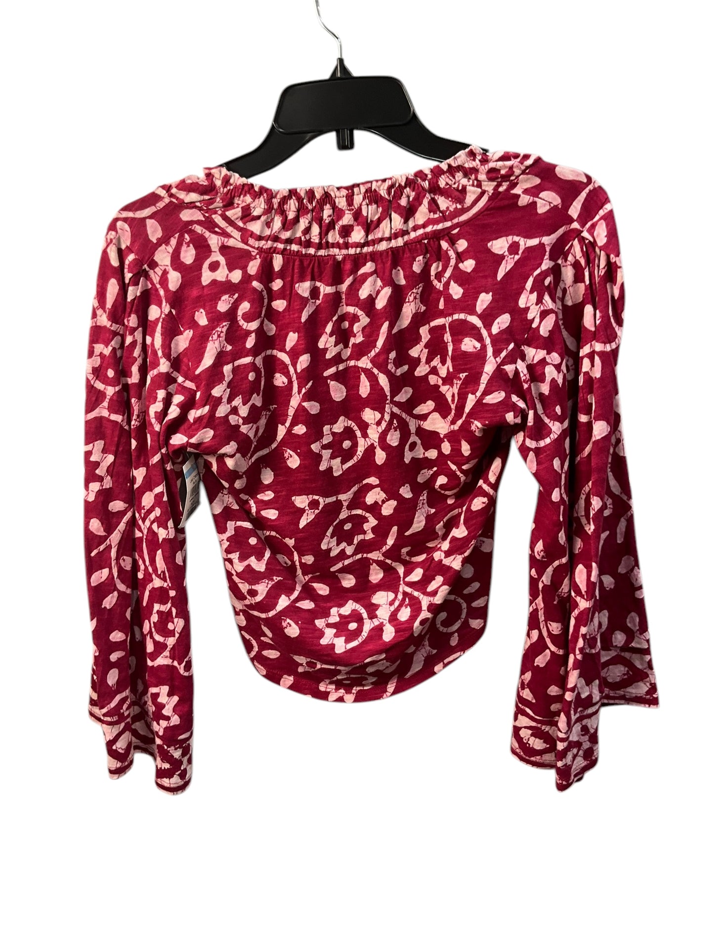 Top Long Sleeve By Free People In Red, Size: Xs