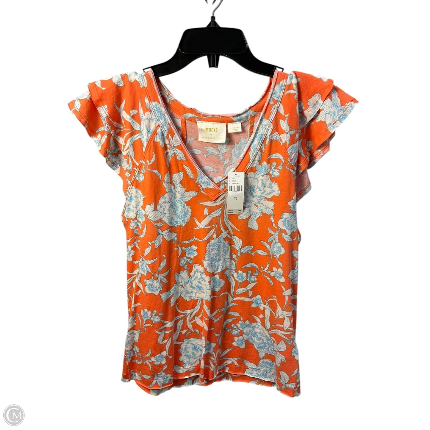 Top Sleeveless By Maeve In Orange, Size: Xs