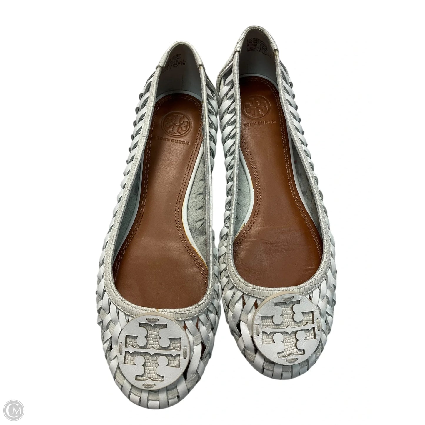 Shoes Designer By Tory Burch In White, Size: 9.5