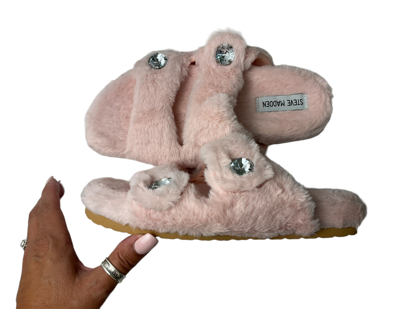 Slippers By Steve Madden In Light Pink, Size: 7