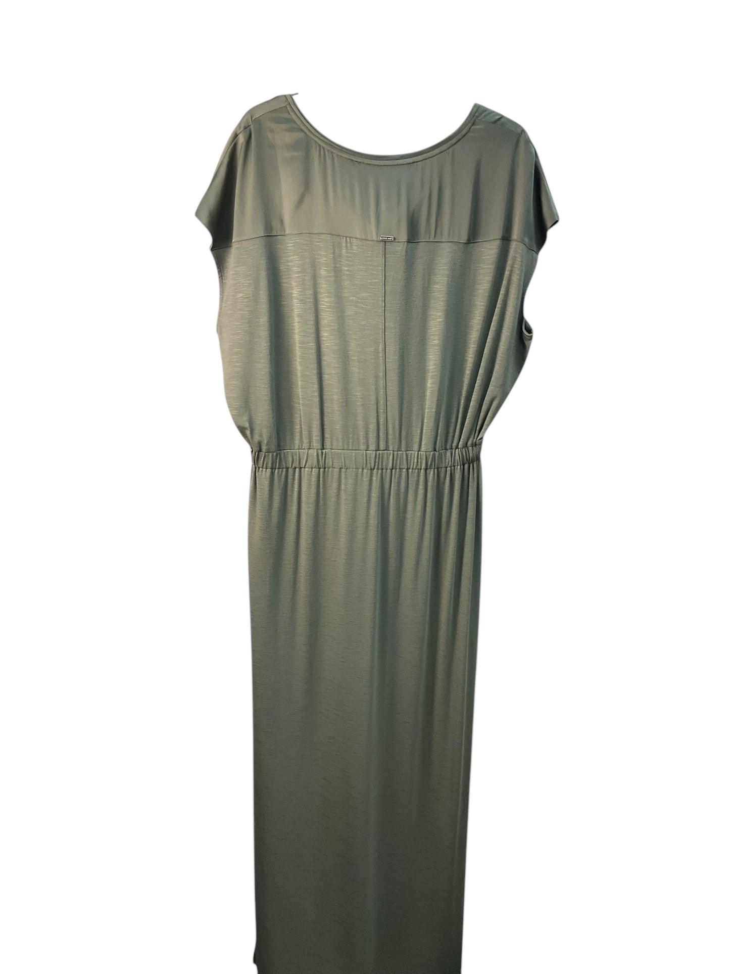 Dress Casual Maxi By White House Black Market In Olive, Size: L