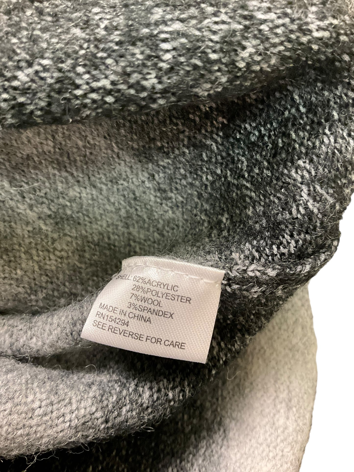 Sweater By Nordstrom In Grey, Size: M